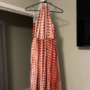 Tie dye maxi dress